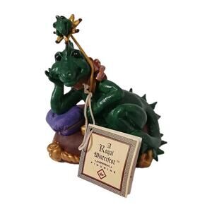 russ Berrie a royal winterfest figurine Dragon Valarie Garber 16784